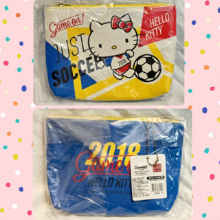 《咪の全新筆袋》👜Hello Kitty正版化妝包/手拿包 收納包 筆袋 皮革 Sanrio/100