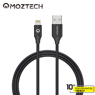 MOZTECH USB-A/Type-C to Lightning 編織傳輸充電線 蘋果 MFi 加粗 1.2M
