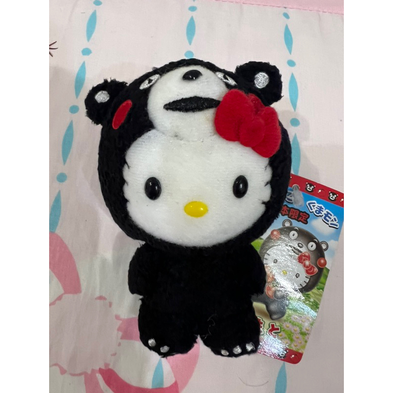 HELLO KITTY玩偶吊飾 日本熊本熊限定版 全新 交換禮物