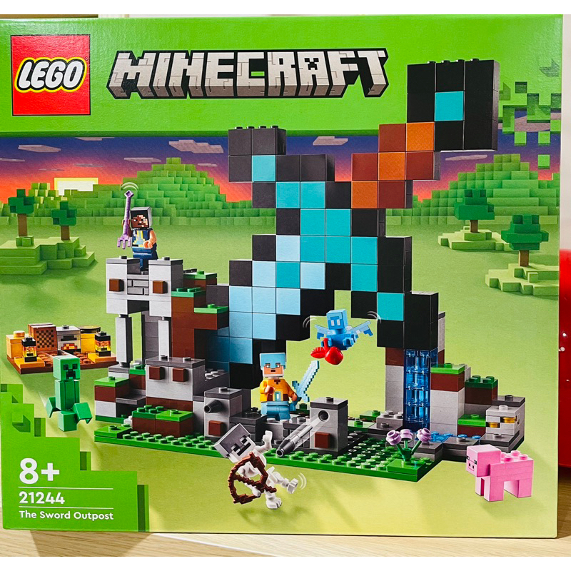 LEGO 21244 鑽石劍基地 Minecraft系列 樂高盒組 限雙北面交