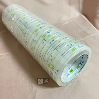 【友成包裝】3K牌 透明文具膠帶 12mm 一束(24捲) OPP膠帶 膠帶 透明膠帶 文具膠帶