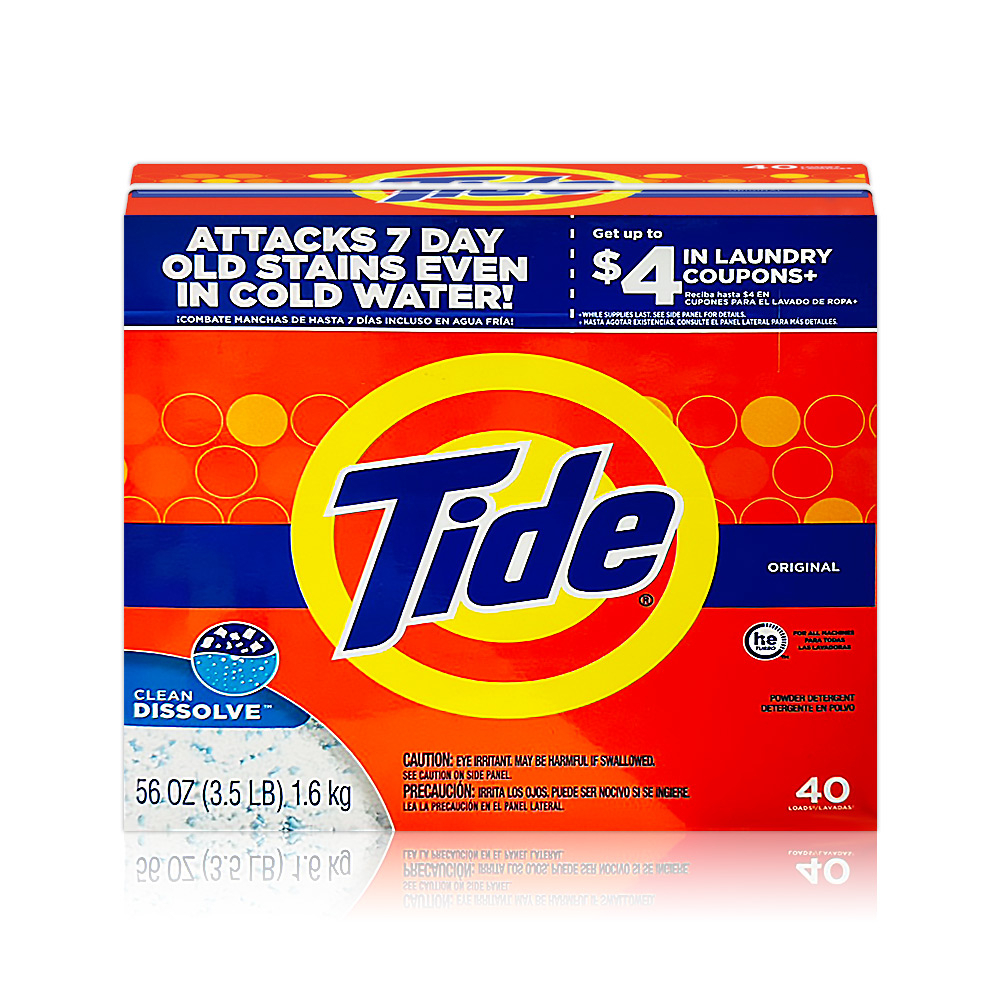 【Tide】超濃縮he高效能洗衣粉 1.6kg/7.2kg