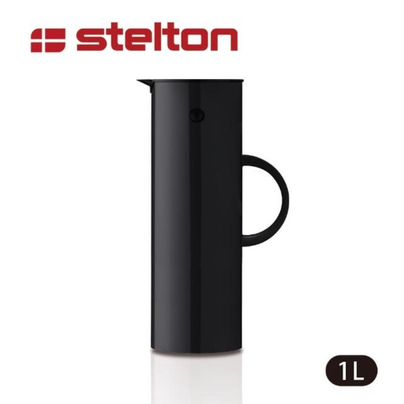 【Stelton】啄木鳥真空保溫壺1L(黑)