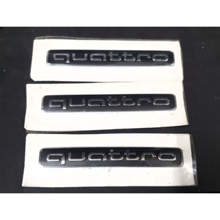 奧迪 audi Quattro 四輪傳動 四驅 立體標 標誌 Logo