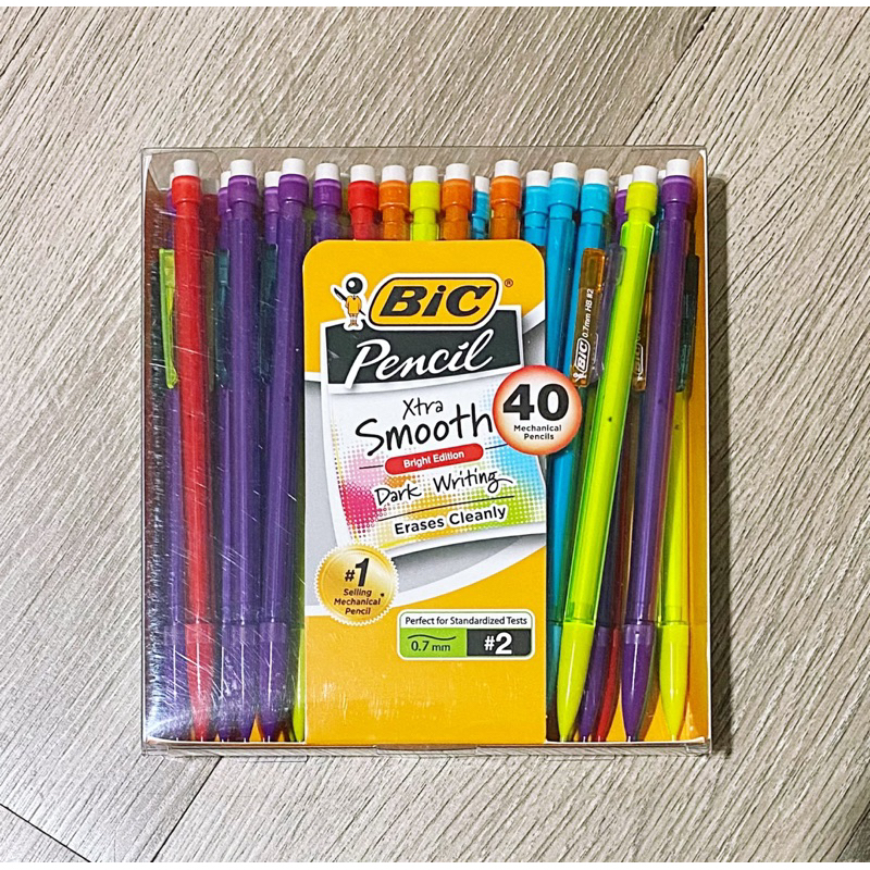 🇺🇸（現貨）散售 BIC Xtra-Smooth 自動鉛筆 附橡皮擦 明亮版 0.7mm 糖果配色