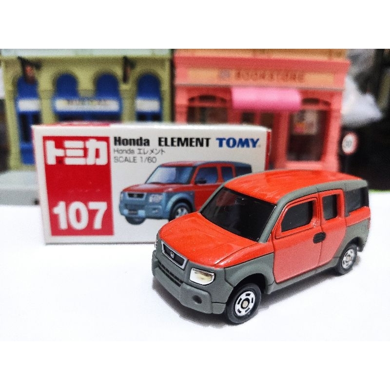 Tomica 舊藍標 No.107 新車貼 絕版 107 本田 Honda Element 經典 休旅車