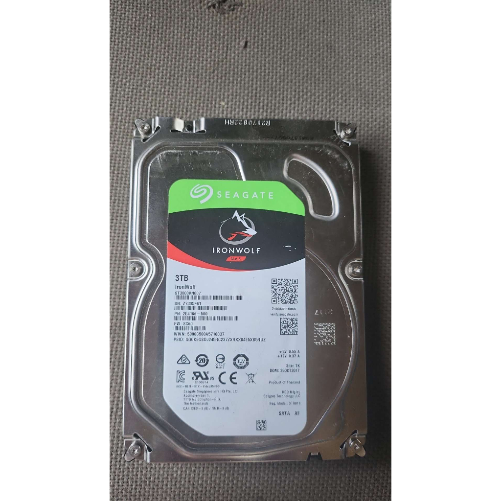 希捷 故障品 3TB 3T 3000GB ST3000VN007 12H232