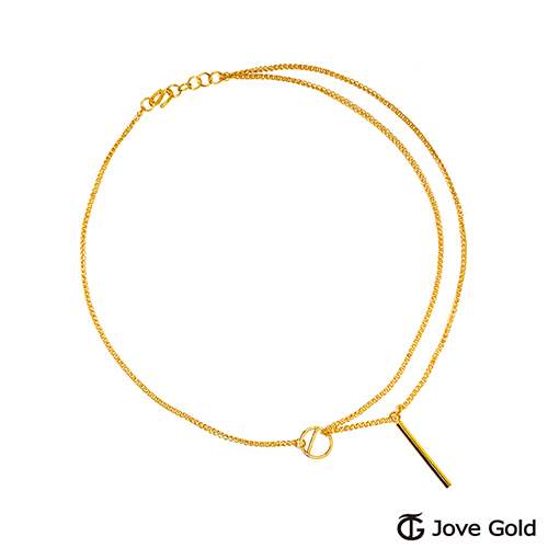 JoveGold漾金飾 專屬美好黃金項鍊-雙鍊款 (現貨+預購)