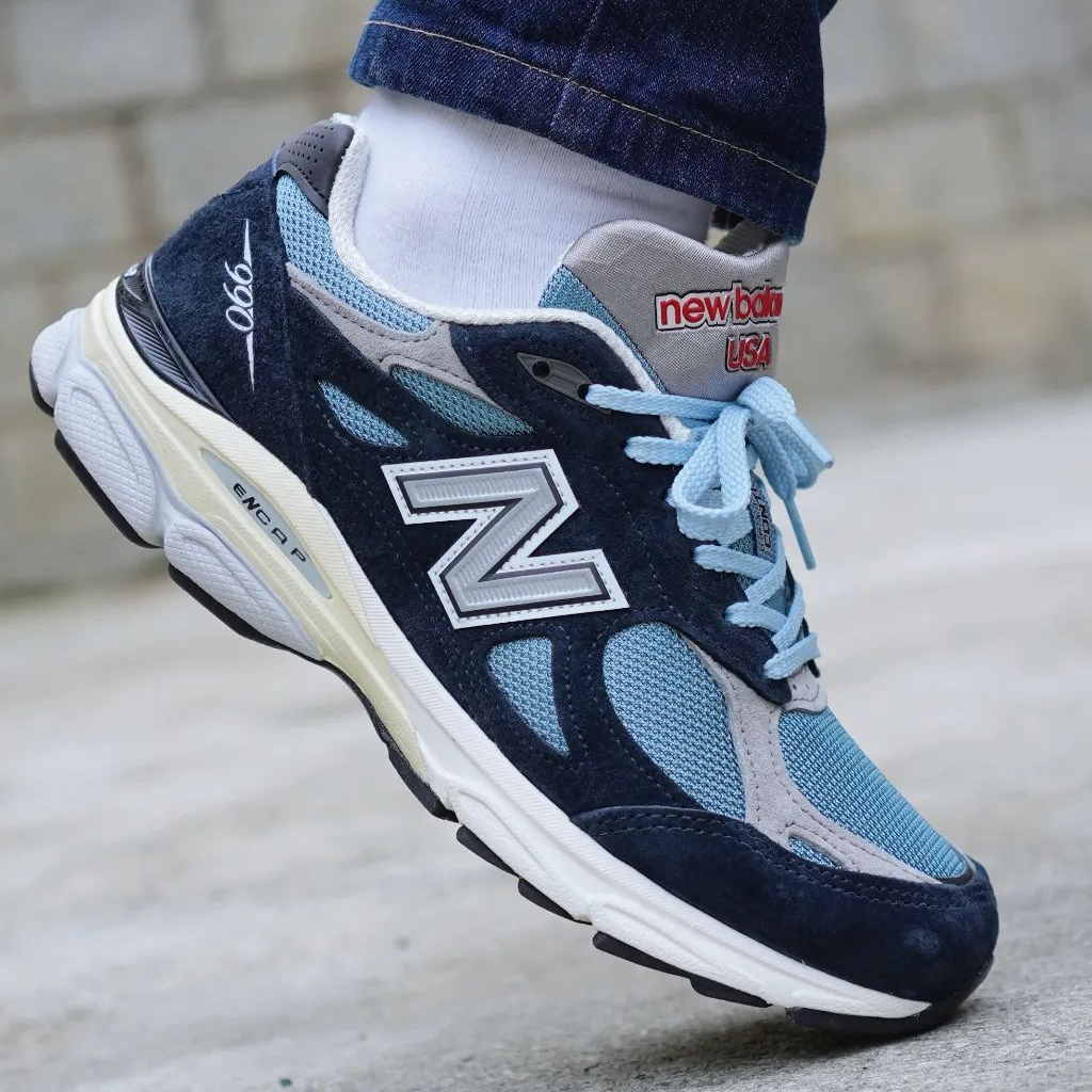 ☆CHIN代購☆ New Balance 990 v3 美製 深藍 黑藍色 M990TE3 麂皮 D楦 美國製 現貨