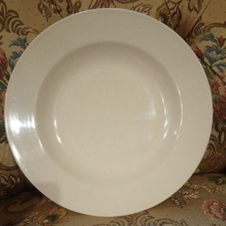 天然竹纖維餐盤 台灣製造 露營餐具 野餐餐盤 深盤 盤子 加大 28 cm 11吋 -20到120度C 二手