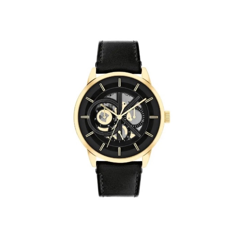【CALVIN KLEIN】大LOGO鏤空造型腕錶 CK25200217 42.5mm 現代鐘錶