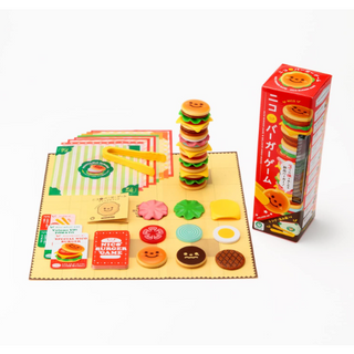[日本代購] 台北可面交 EyeUp 漢堡疊疊樂 桌遊 玩具 日本知名桌遊 扮家家酒親子遊戲 手眼協調 禮物