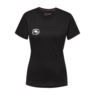 【瑞士 MAMMUT 長毛象】Seile 女 有機棉圓領短袖T恤『黑』1017-00984 短袖 透氣 運動服 慢跑