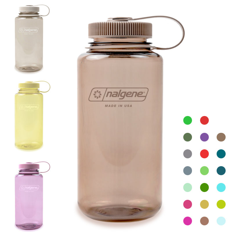 Nalgene 多色 1000ml 寬口水壺 1L 寬嘴 水瓶 TRITAN 不含BPA 永續系列 2020 綠野山房