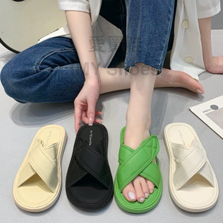 出清售完不追~~軟Q舒適超舒服❤平底 交叉拖鞋【臺灣現貨快速出貨】平底涼拖鞋 柔軟舒適拖鞋 輕便拖 交叉拖 防滑橡膠底