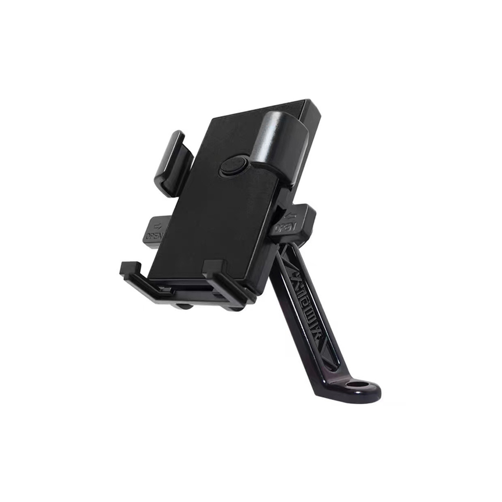 CX 鋁合金機車後視鏡手機架 手機支架 摩托車 機車用 附防摔網 機車