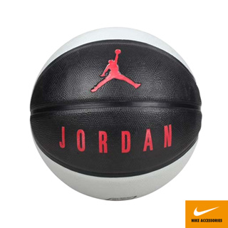 NIKE JORDAN PLAYGROUND 8P 7號球 比賽訓練競賽運動戶外室外標準籃球柔軟橡膠深溝精準控球 白黑紅