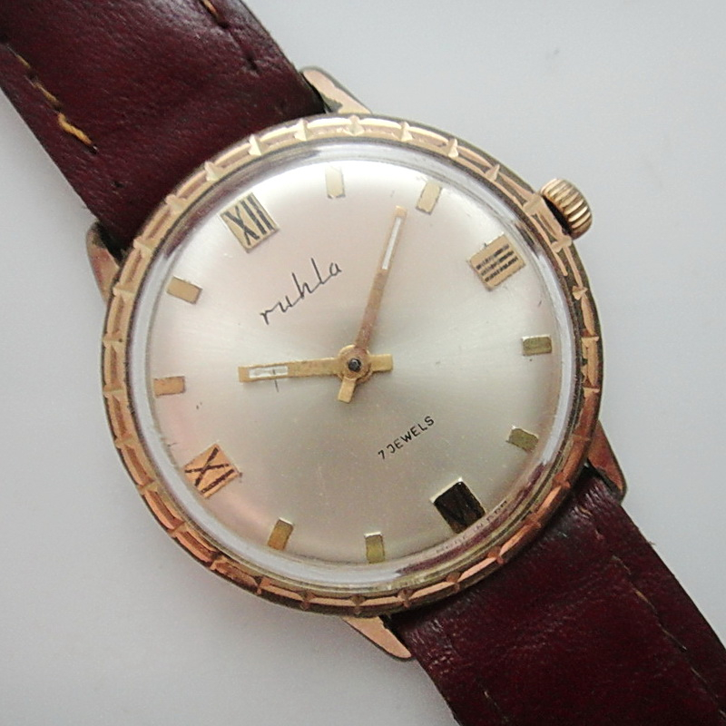 【拾年之路】 70年代德國製Ruhla七石機械錶(免運)