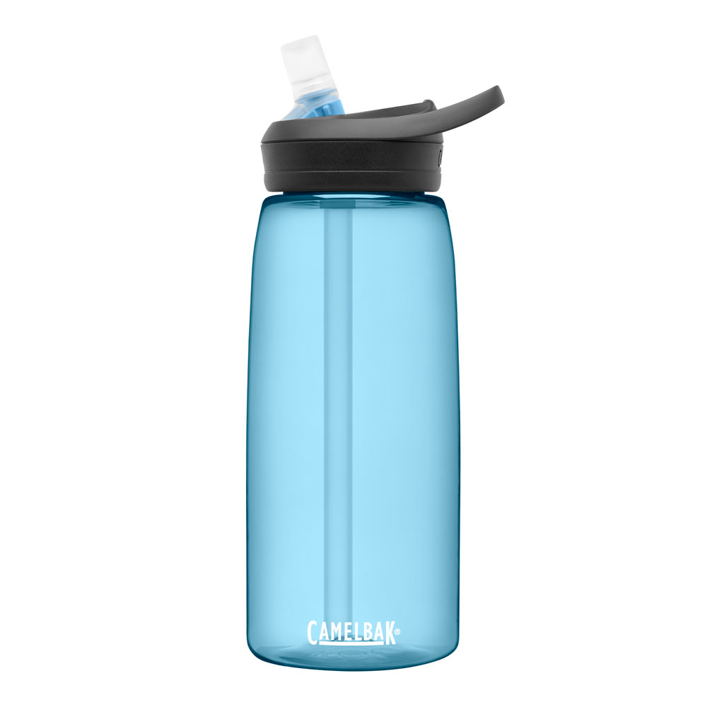 【CamelBak】《送咬嘴蓋》1000ml eddy+【海藍綠】多水吸管水瓶 吸管水壺 RENEW