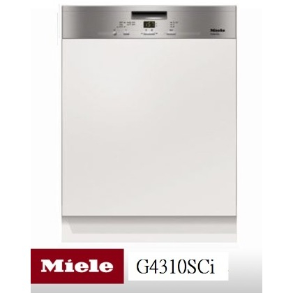 【來殺價~】【蝦皮刷卡分三期】德國MIELE 半嵌式洗碗機 G4310SCi 基本款 冷凝烘乾 原廠保固 220V