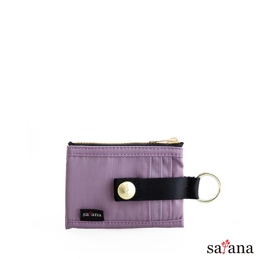 【satana】Soldier 繽紛卡片夾/零錢包-鼠尾草紫(SOS1931)｜卡片零錢包 鑰匙圈 卡片收納夾 卡片包