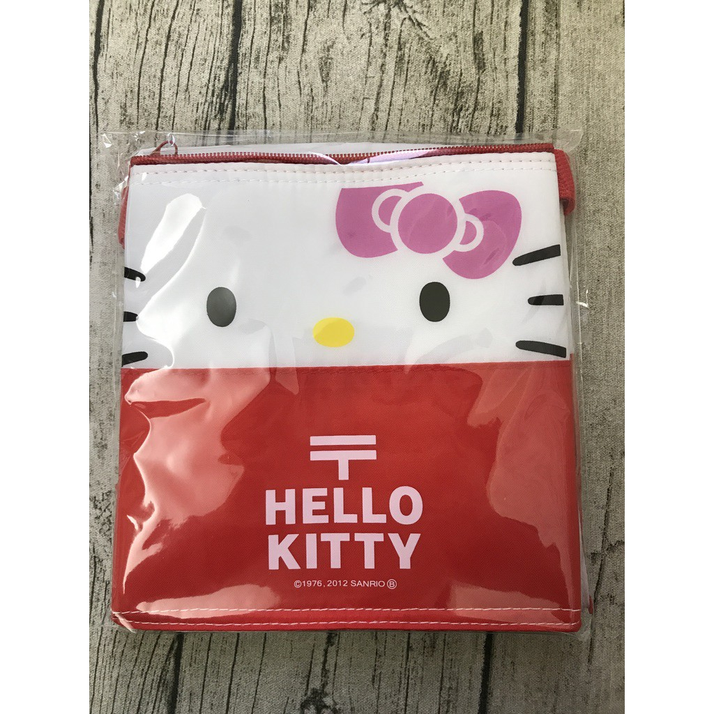 全新 正品 Hello Kitty 凱蒂貓 保冷袋 提袋 大款 方形 立體 保溫袋 保冷 保溫 野餐必備 郵局
