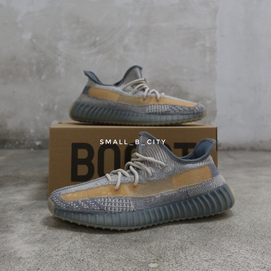 ☆小B之都☆  Yeezy Boost 350 V2 "Israfil" 灰藍 FZ5421