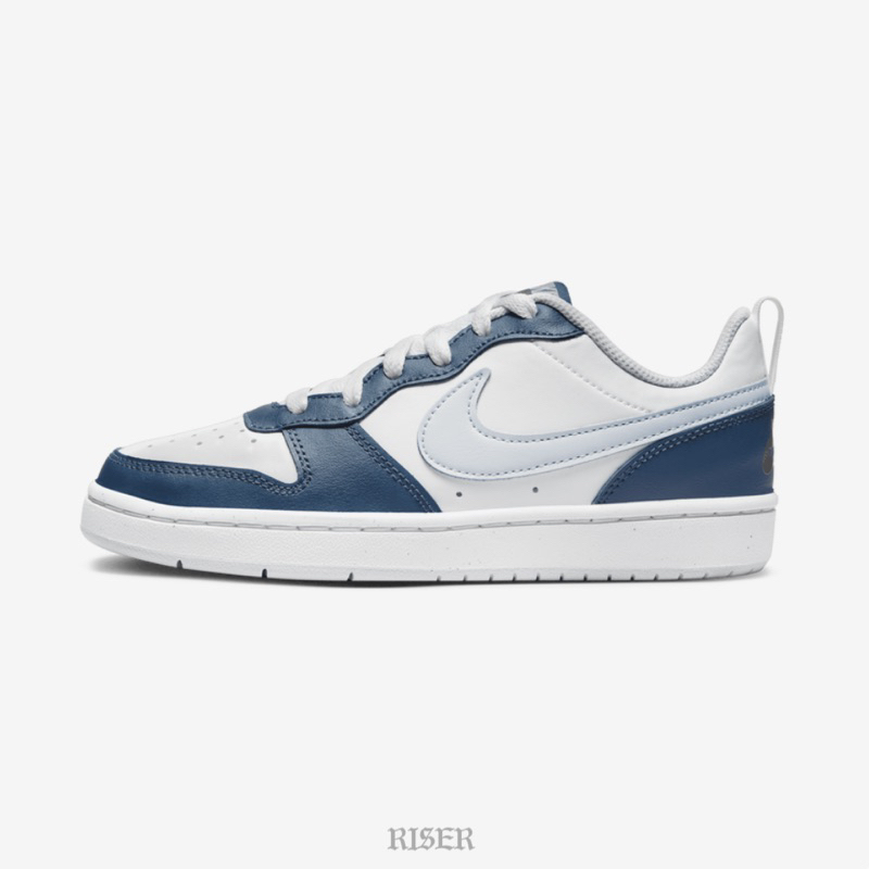 TRYGO｜NIKE COURT BOROUGH LOW2 藍曜石 白灰 灰藍 小DUNK 女鞋 BQ5448-121