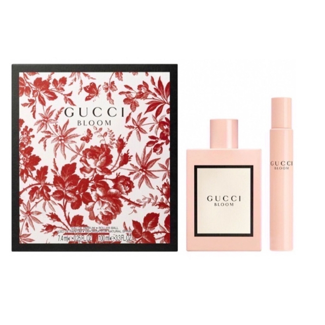 GUCCI Bloom 綻放 花悅女性淡香精 禮盒(淡香精100ml+滾珠瓶7.4ml)✰YENGEE✰