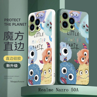 Realme卡通矽膠防摔手機殼 適用Note 50 12X 12 11 10 pro+ C61 C51 C21 C35