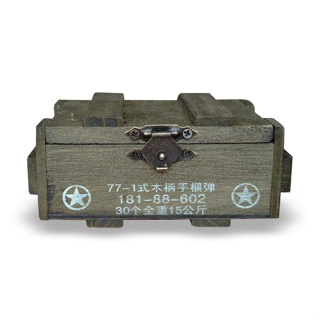 [ HankTown ] 彈藥箱 牙籤盒 收納盒 零錢盒 比例約1/6 ｜微縮 袖珍模型
