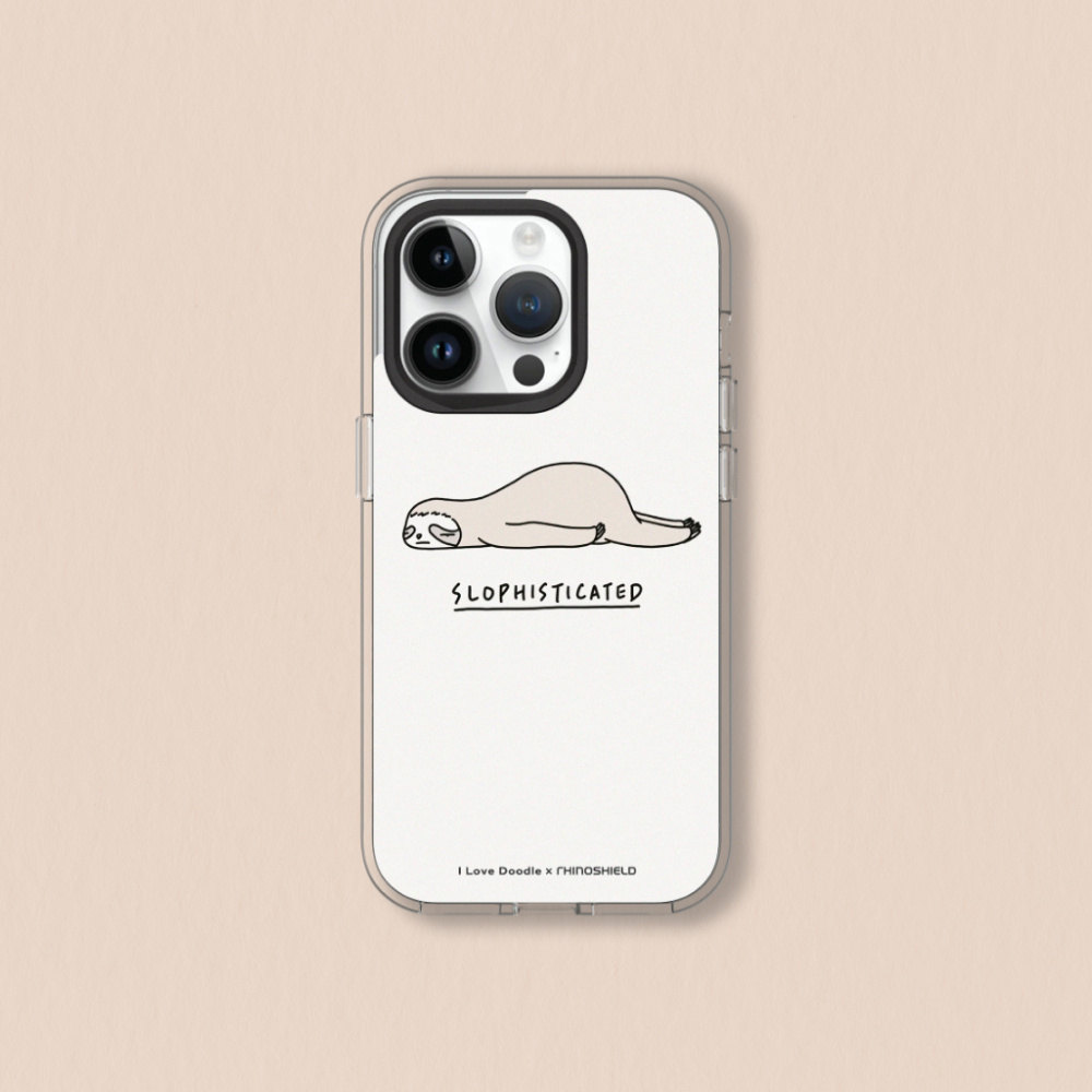 犀牛盾 適用iPhone Clear透明防摔手機殼∣ilovedoodle系列/樹懶