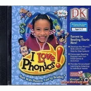 我愛拼音 DK-I Love Phonics 多媒體軟件1CD