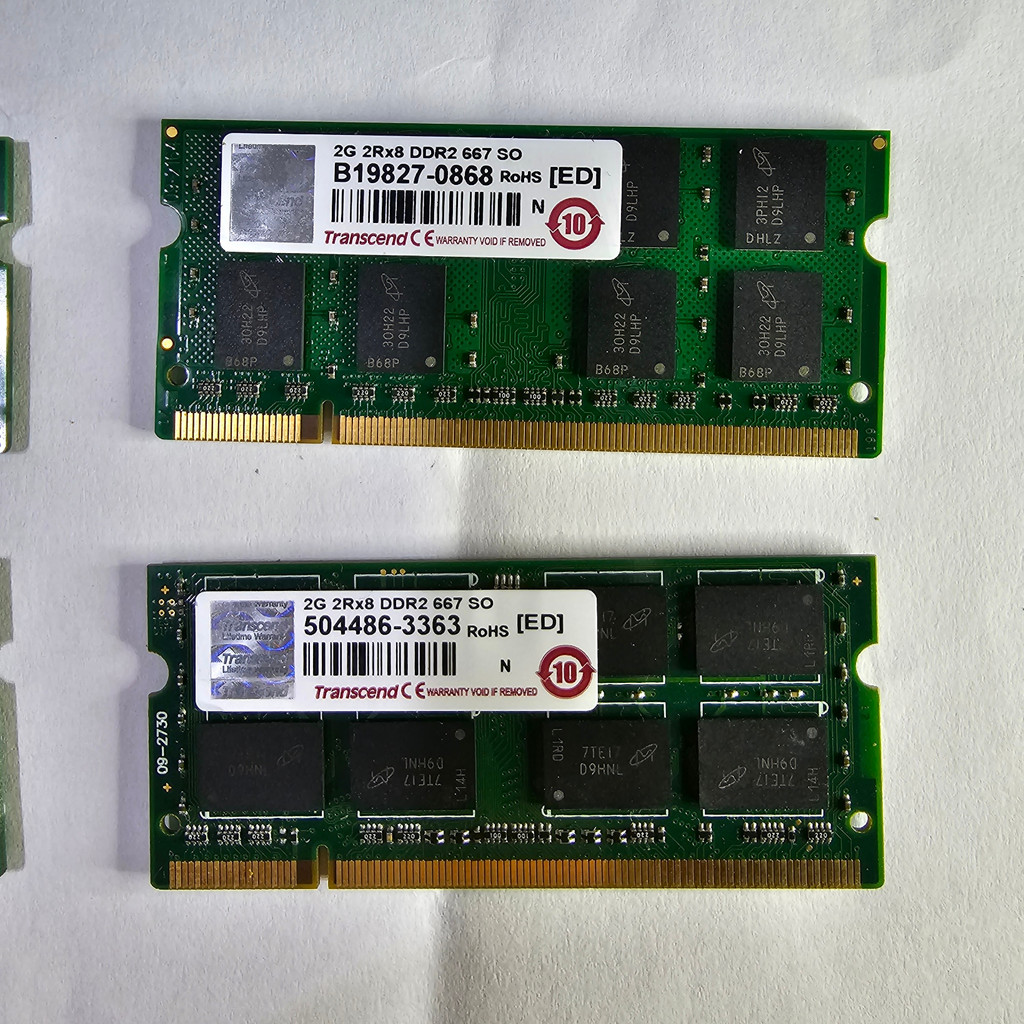 筆記電腦記憶體 創見 2GB DDR2 667