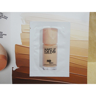 MAKE UP FOR EVER HD SKIN 粉無痕持久粉底液 1ML 1R02 (R210)/1N06(Y218)