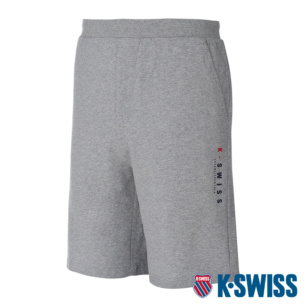 K-SWISS Sweat Shorts棉質短褲-男-灰