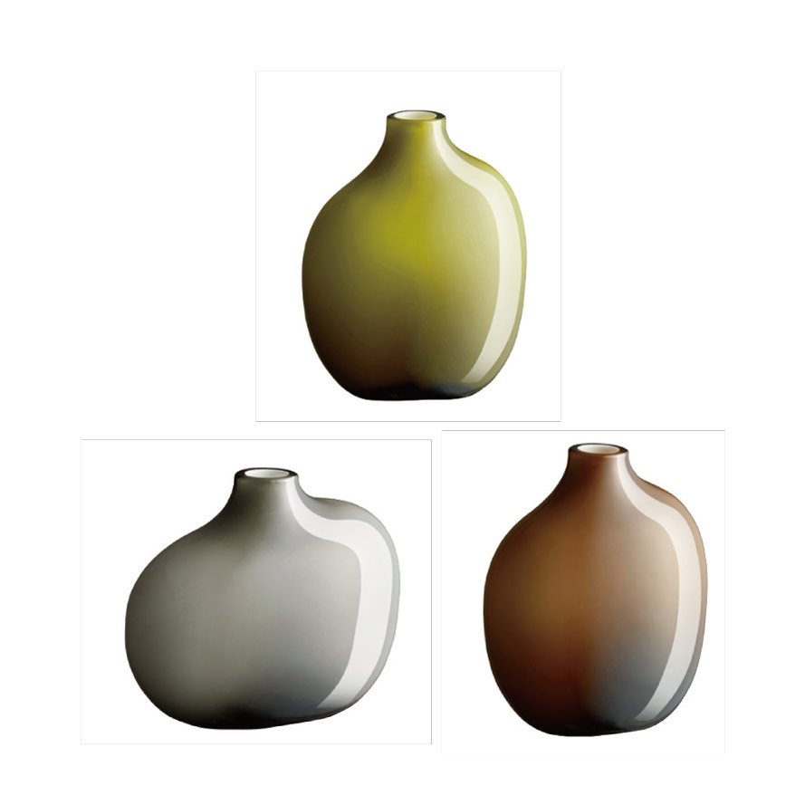 【日本KINTO】SACCO玻璃造型花瓶02-共3色《WUZ屋子》擺飾 花瓶