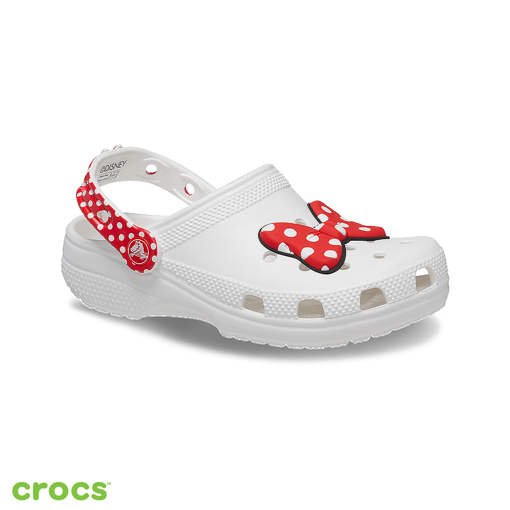 Crocs 卡駱馳(童鞋) Disney米妮圖案經典小克駱格 T- 208710-119_洞洞鞋