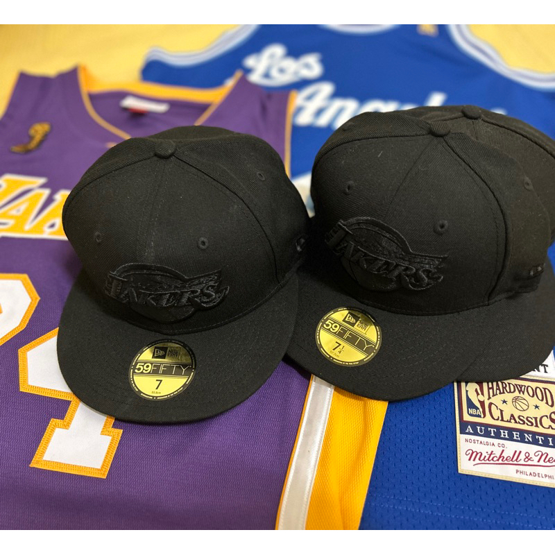 New Era x NBA LA Lakers All Black 59Fifty Kobe 洛杉磯湖人全黑全封棒球帽