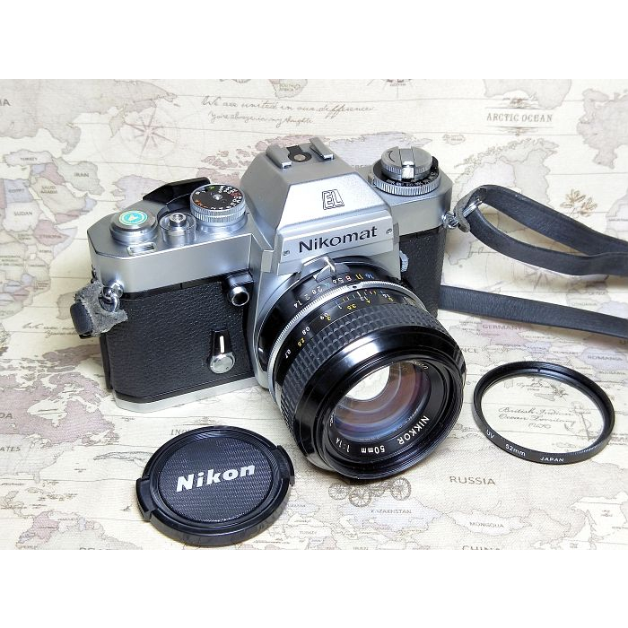 【跳蚤小舖子】美品 Nikon Nikomat EL + Nikkor 50/1.4