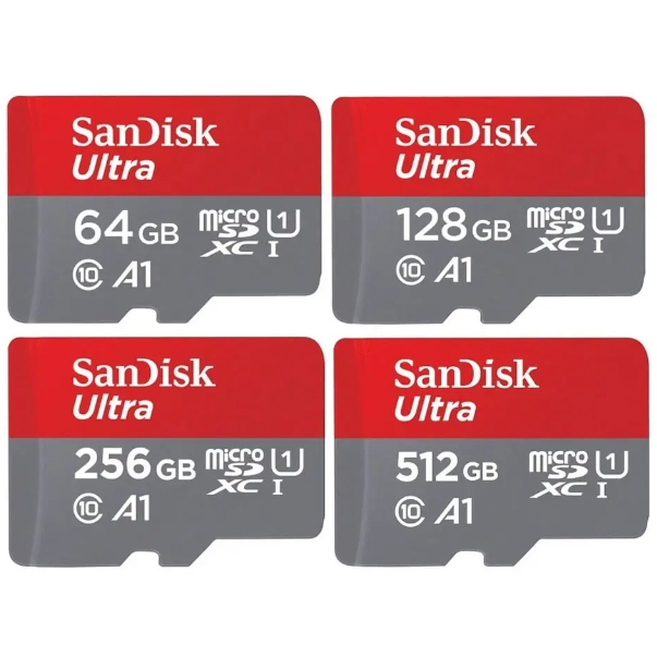 [便宜遊戲館] 台灣公司貨SANDISK ULTRA A1 UHS-I MICROSD記憶卡 128/256/512GB