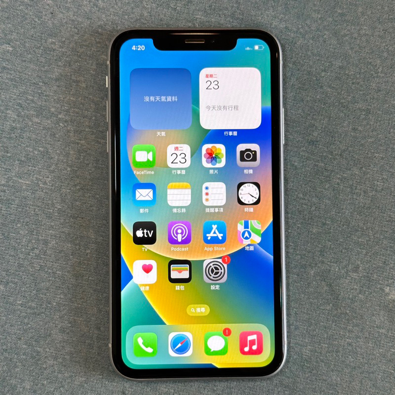 iPhone XR 64G 白 95新 功能正常 二手 IPhoneXR iXR 6.1吋 台中