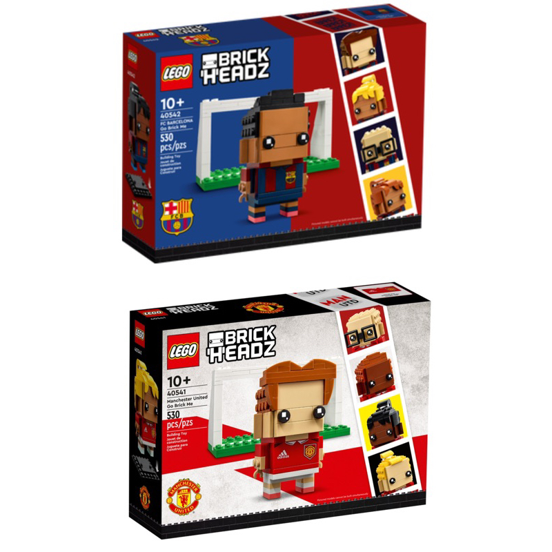 《蘇大樂高賣場》LEGO 40541 40542 足球 球星 (全新)足球隊  大頭系列