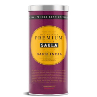 ~*蝦皮代開發票*~ 免運~西班牙國寶級咖啡 Saula 頂級深印咖啡豆 500g(桶裝)