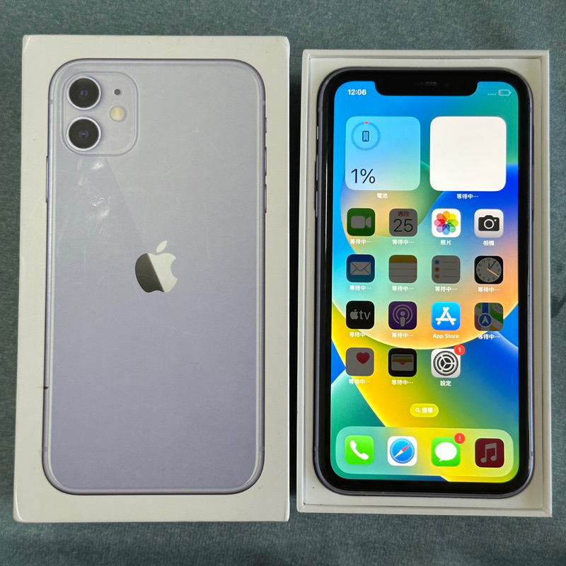 iPhone 11 64G 紫 85新 功能正常 二手 Iphone11 i11 6.1吋 蘋果 apple
