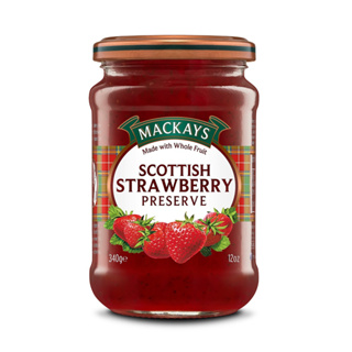 【蘇格蘭】Mackays 梅凱草莓果醬 340g 含果肉 全素食