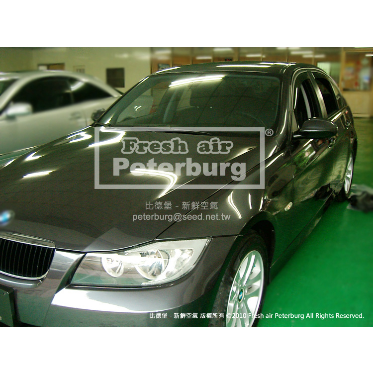 比德堡崁入式晴雨窗【內崁式-短截款】 BMW寶馬 3 Series E90 4D 320i  2005-2012年專用