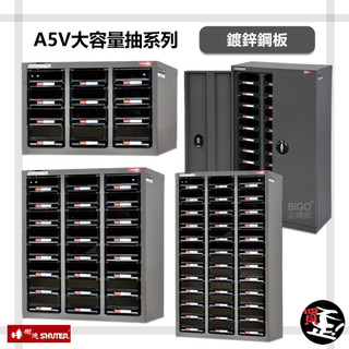 【樹德 SHUTER】 A5V大容量抽系列 零件櫃 零物件分類 整理櫃 零件分類櫃 收納櫃 工作櫃 置物櫃 分類櫃