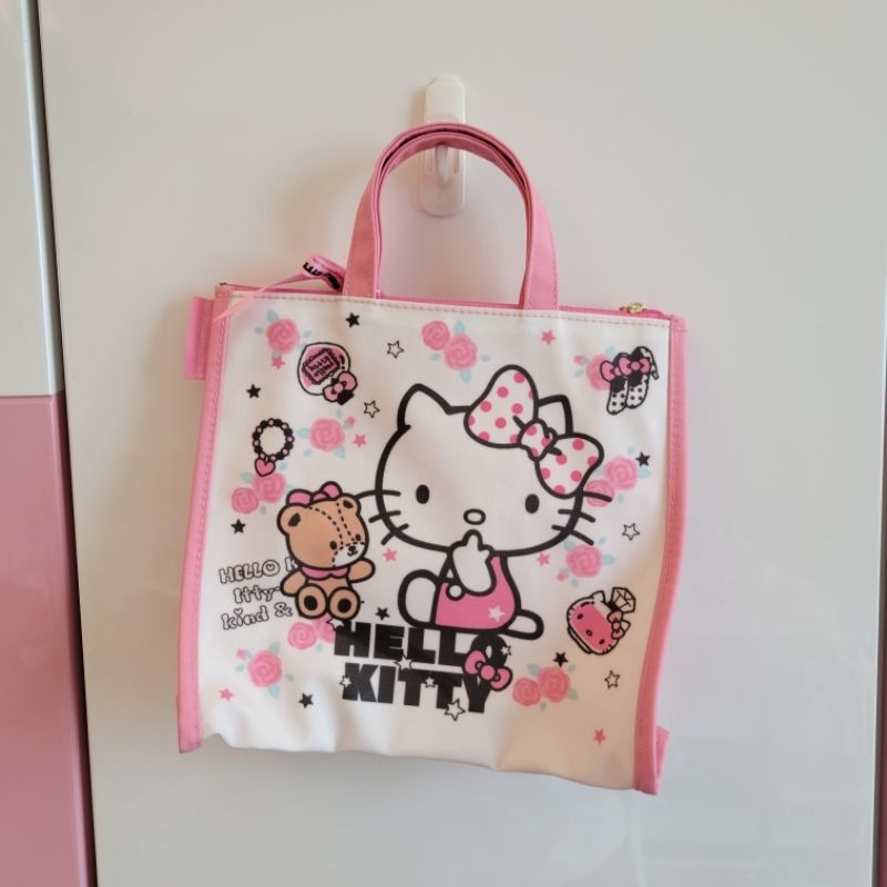 Hello Kitty 聯名托特包 透明包 手提包 餐袋