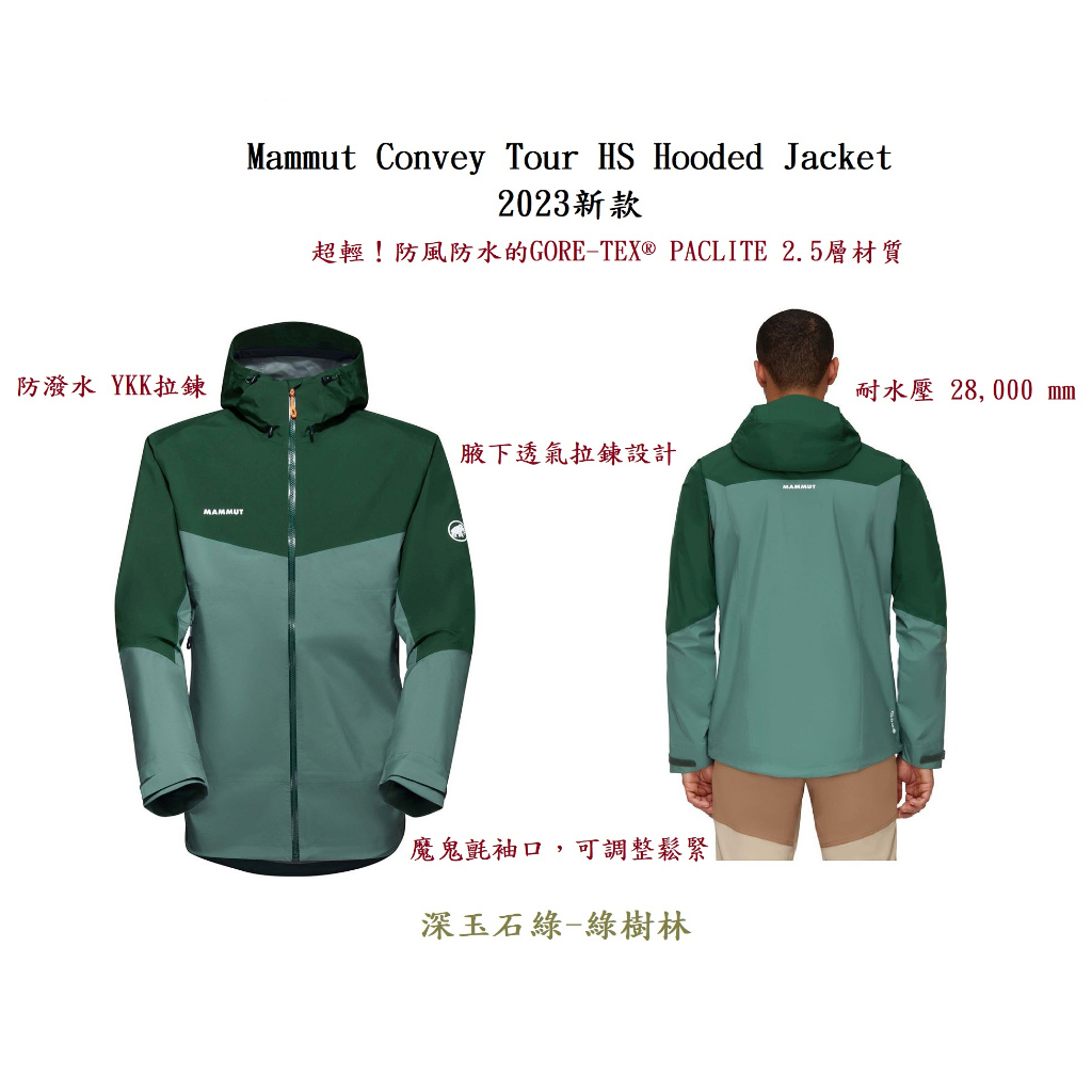 [現貨]Mammut Convey Tour HS Jacket GORE-TEX 男款外套